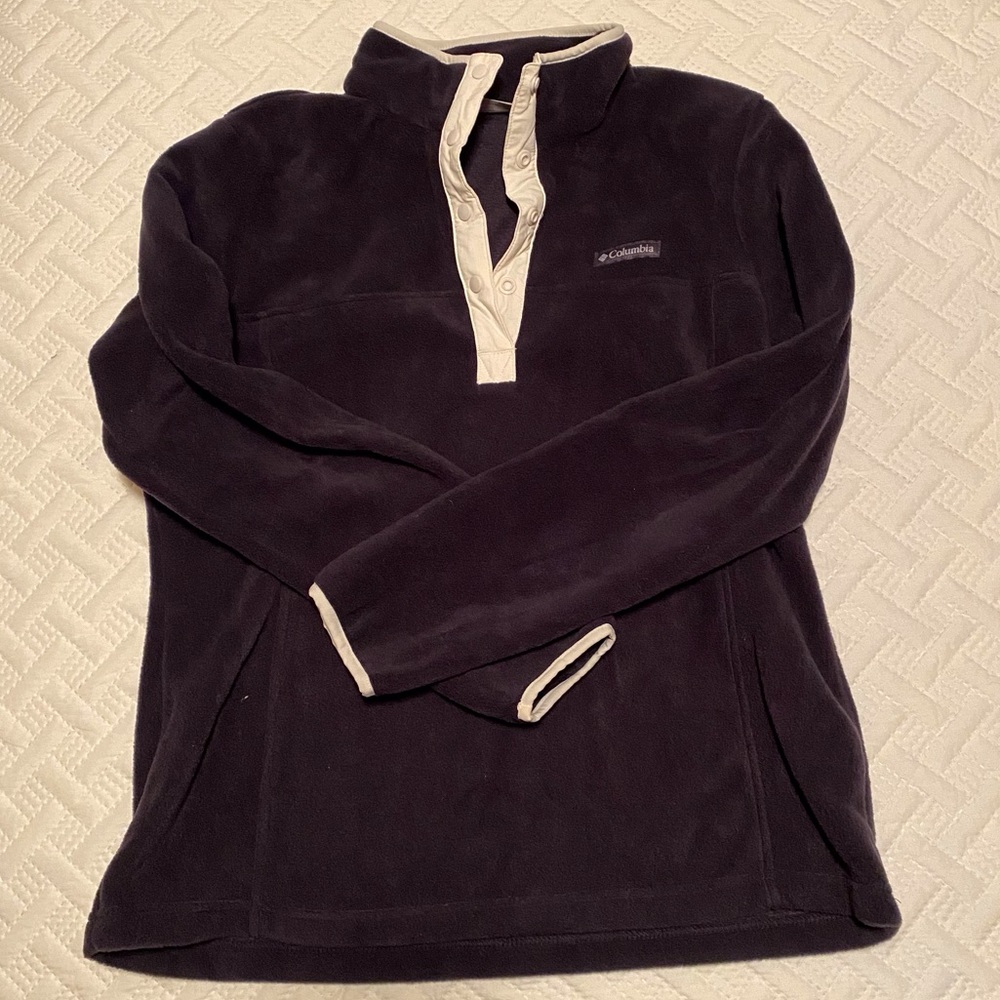 Columbia Half Snap Fleece Pullover Women’s Large